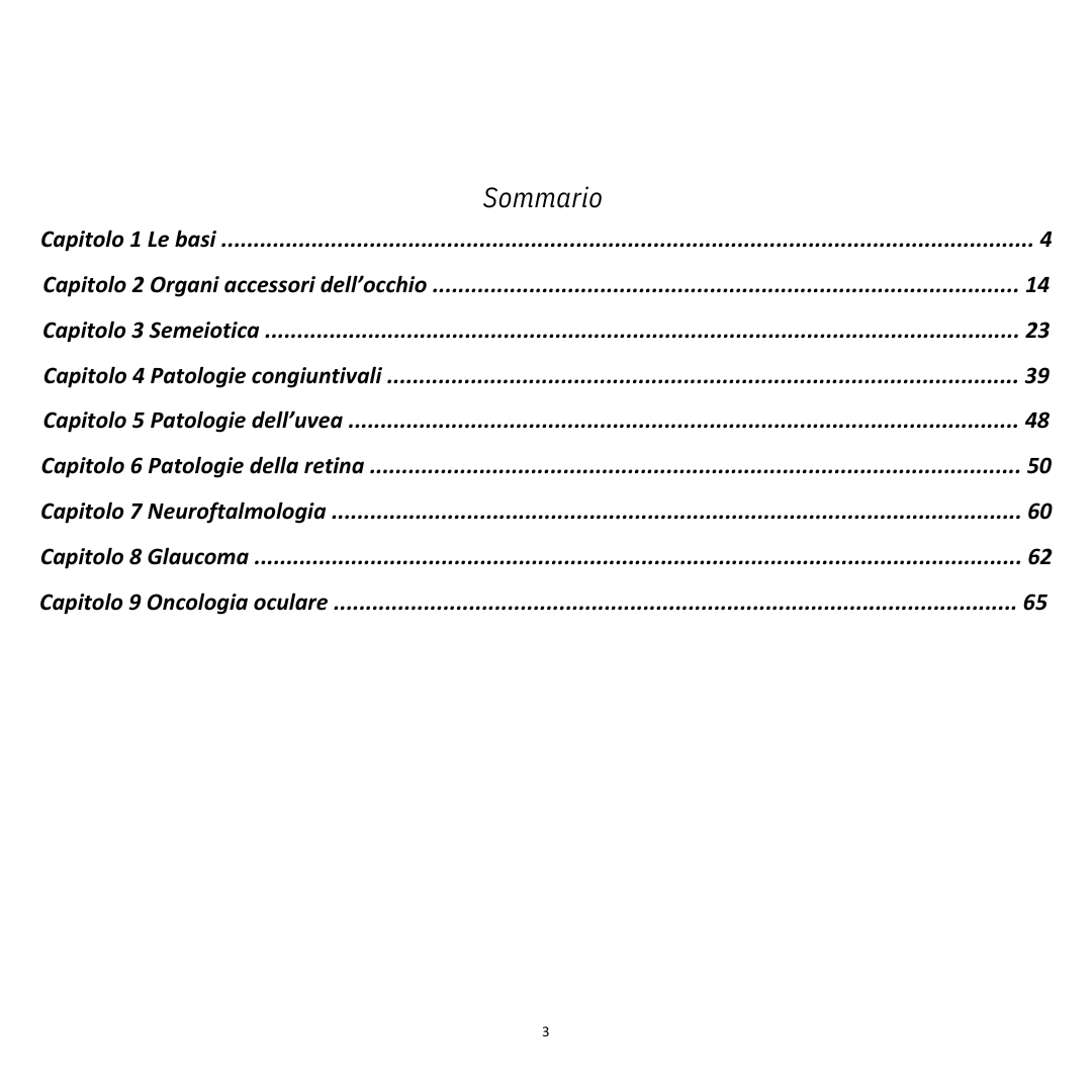 Appunti | Oftalmologia
