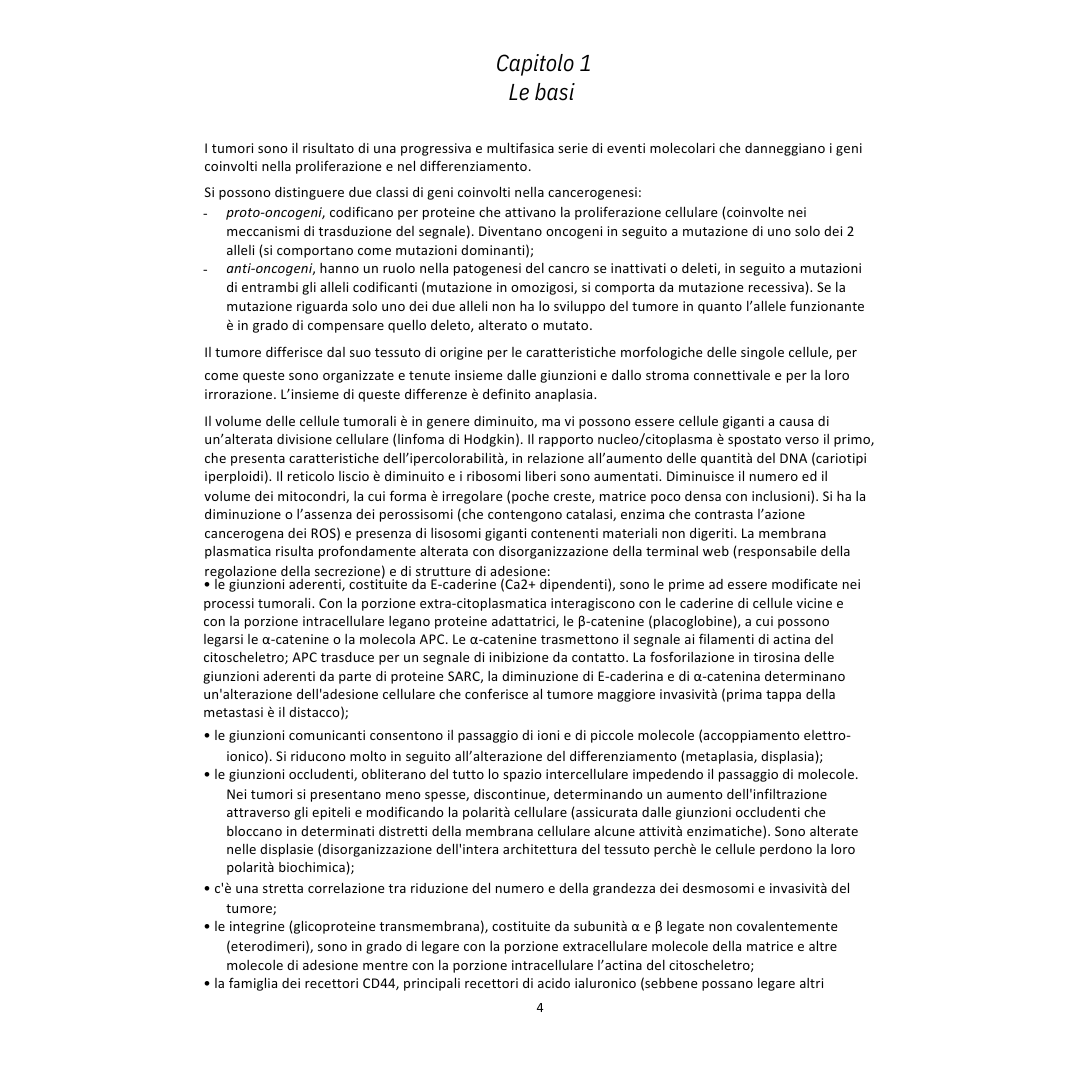 Appunti | Oncologia