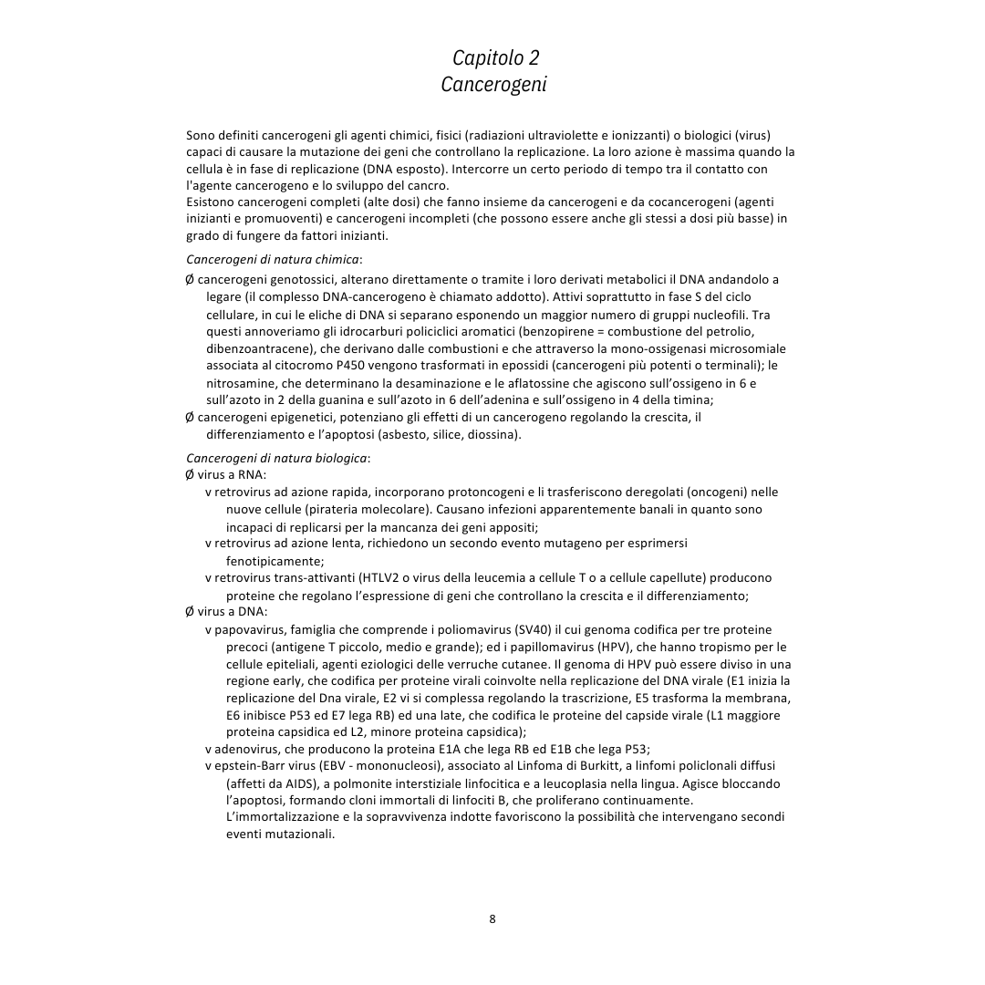 Appunti | Oncologia