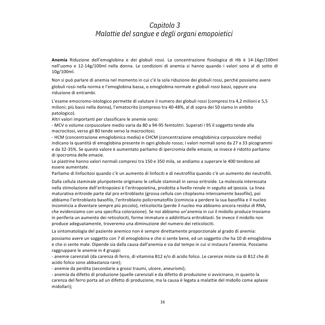 Appunti | Fisiopatologia