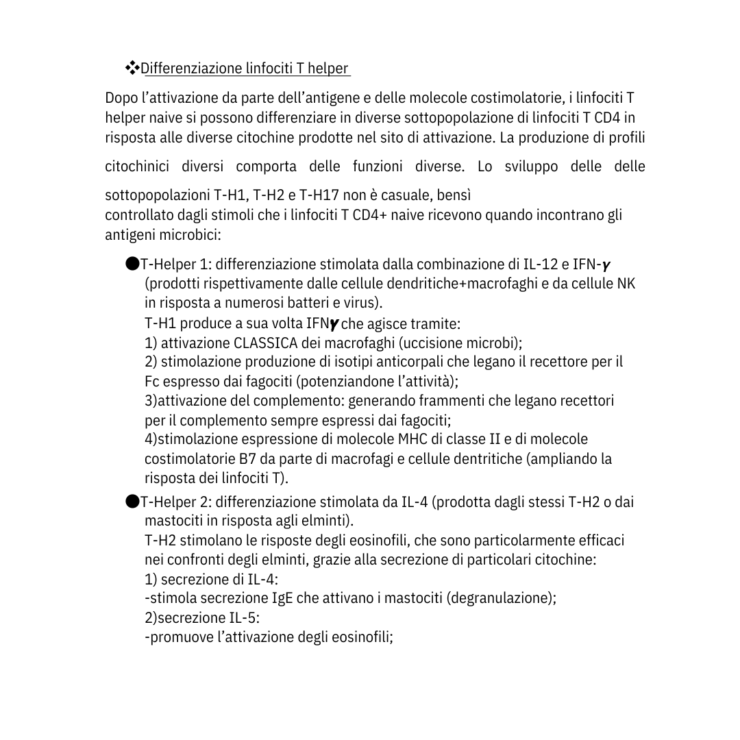 Appunti | Immunologia