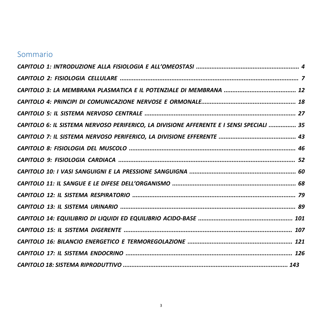 Appunti | Fisiologia umana