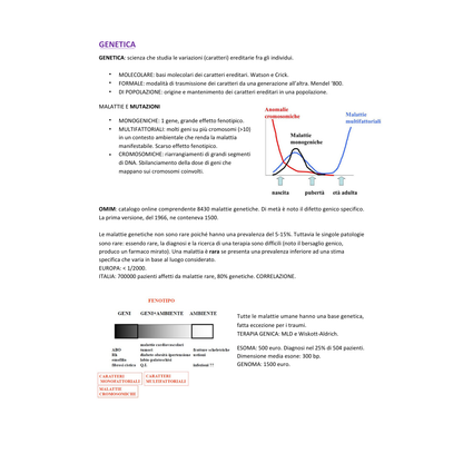 Appunti | Genetica