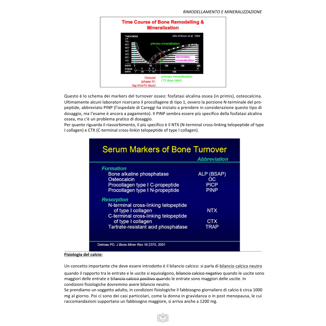 Appunti | Malattie del metabolismo osseo