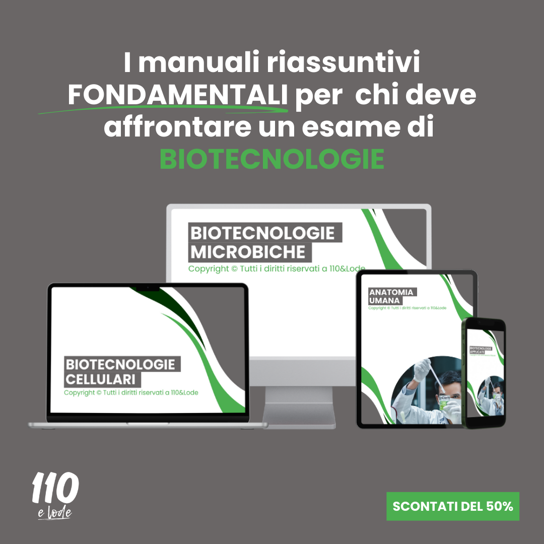 appunti per studenti di biotecnologie università di biotecnologie riassunti di biotecnologie