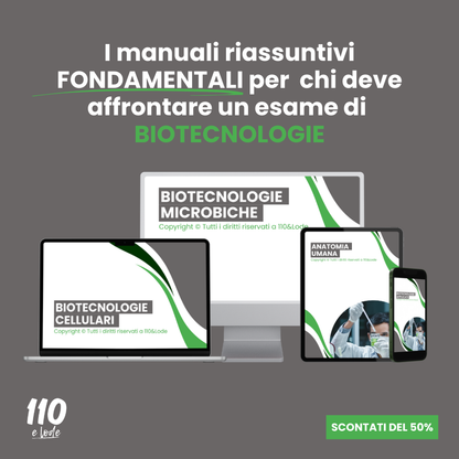 appunti per studenti di biotecnologie università di biotecnologie riassunti di biotecnologie