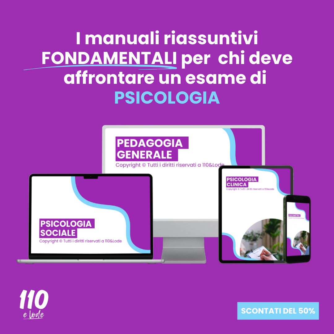appunti per studenti di psicologia università di psicologia riassunti di psicologia